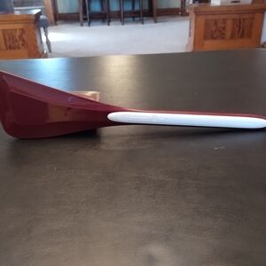 Retired Pampered Chef Deep Red and White Spatula